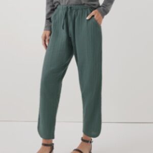 Organic cotton gauze pants